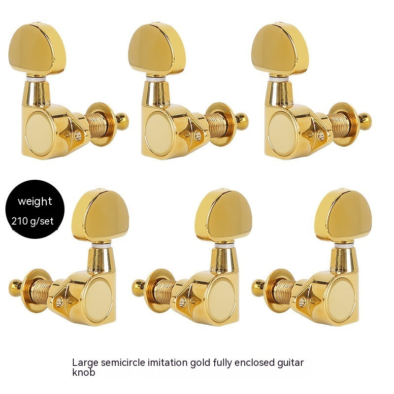 Guitar Strings tuning Button  Knob  Semi-enclosed Fully Enclosed Classical String Alignment
