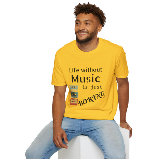 Life Without Music is Boring, T-Shirt