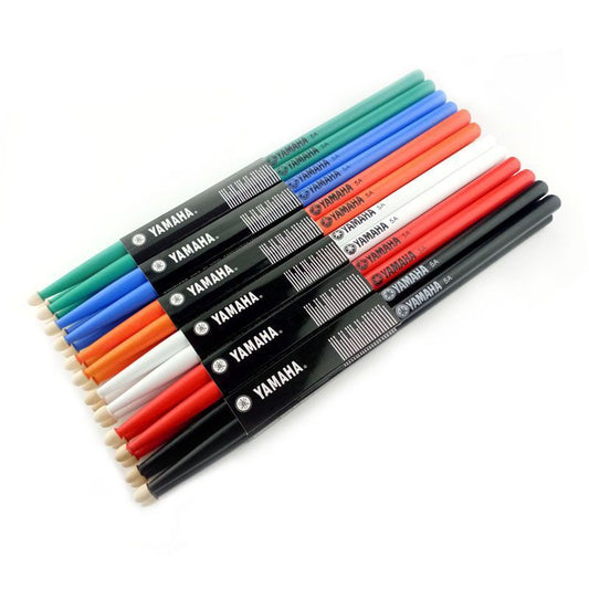 YAMAHA painted Drum Sticks multiple Color Varieties