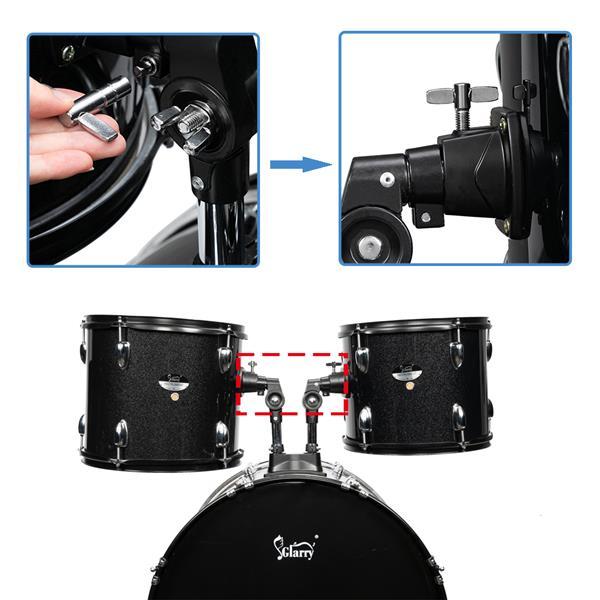 Beginner Glarry 22in 5-drum 9-Ply Set