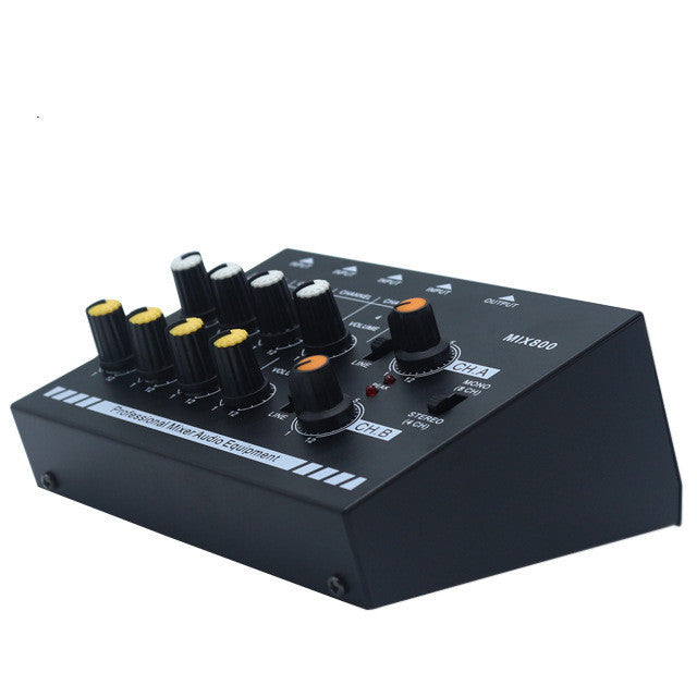 8-channel Mini Mixer Stereo Audio Mixer