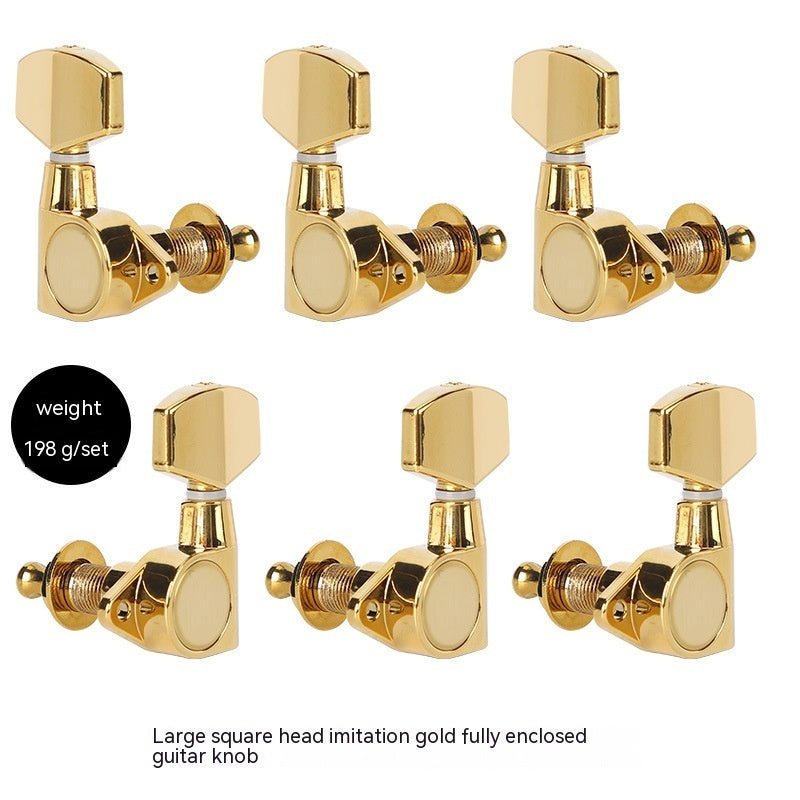 Guitar Strings tuning Button  Knob  Semi-enclosed Fully Enclosed Classical String Alignment