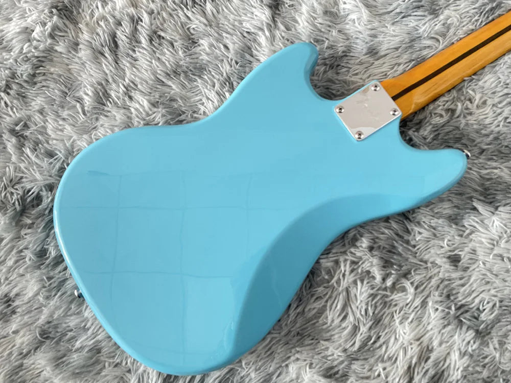 Electric Guitar with 6 Strings, Rosewood Fingerboard, White Color, High Quality, 2-Piece Pickup, Free Shipping by