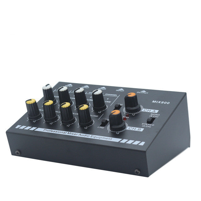 8-channel Mini Mixer Stereo Audio Mixer
