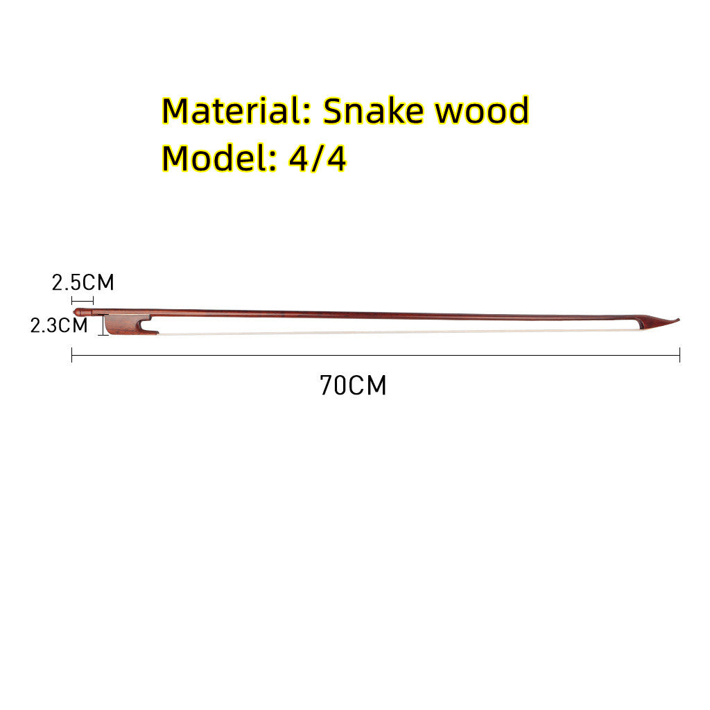 Baroque Violin Bow Snake wood 1PCS